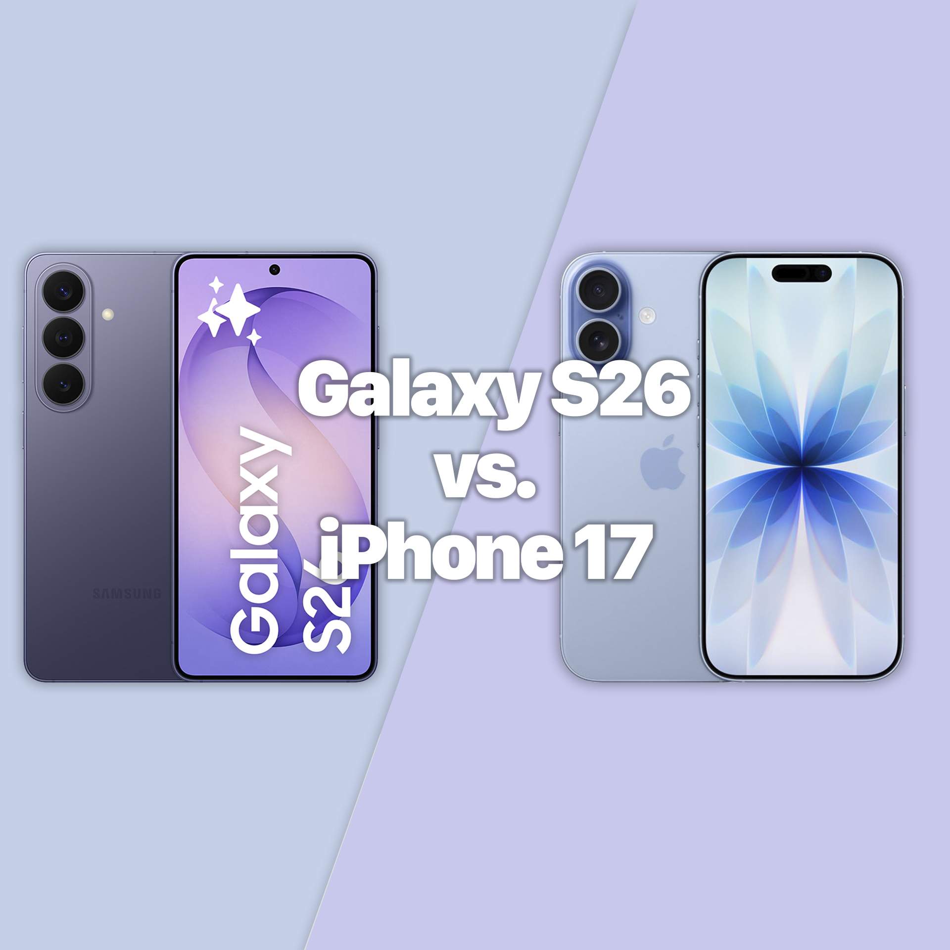 Comparativa Samsung Galaxy S26 vs. iPhone 17: totes les diferències, quin és millor?