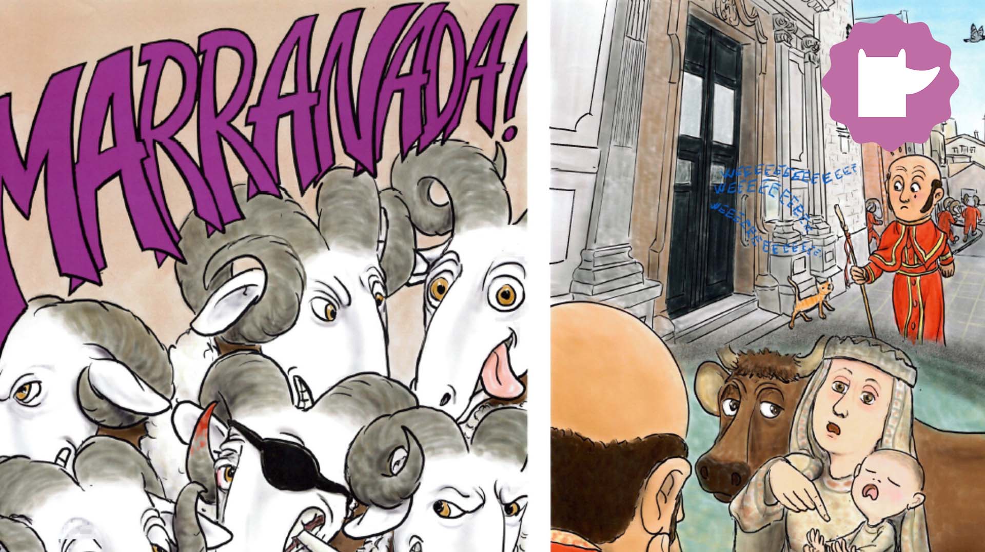 Presentación del nuevo cuento de la Faràndula: ¡La Marranada!, Para celebrar los 35 años de la Peña AOAPIX