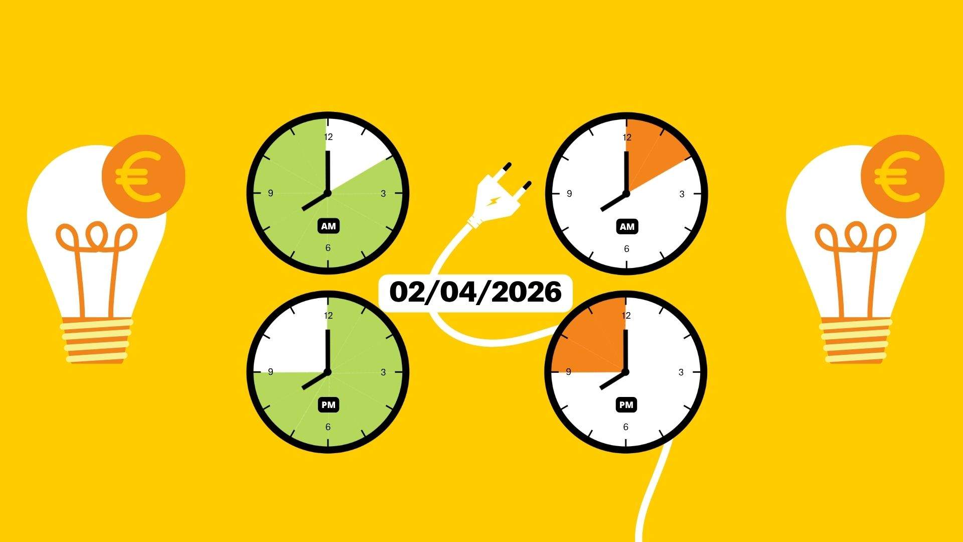 Preu de la llum d'avui, 2 d'abril, per hores: ¿quan és més barat engegar la rentadora?