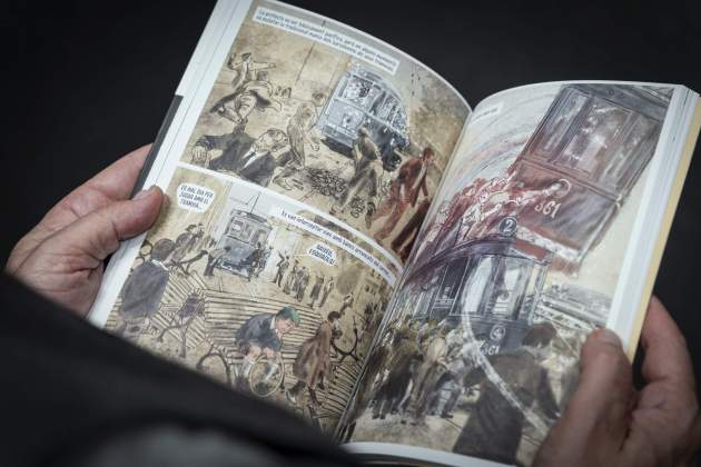 Libro 70 céntimos, la huelga de tranvías de 1951, Xavier Roca y Xabier Sagasta / Foto: Carlos Baglietto