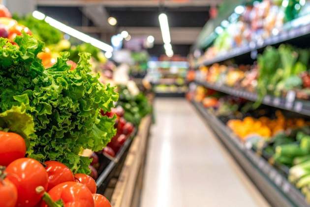 Imatge d'arxiu d'un supermercat Imatge d'arxiu d'un supermercat