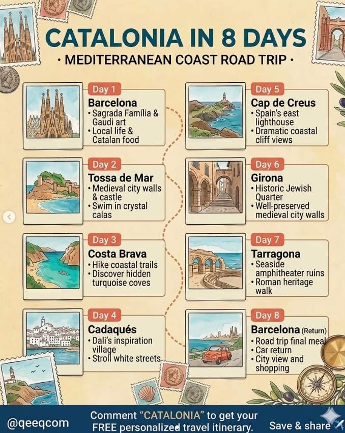 Detalle de los 8 rincones para visitar de Cataluña, Ig