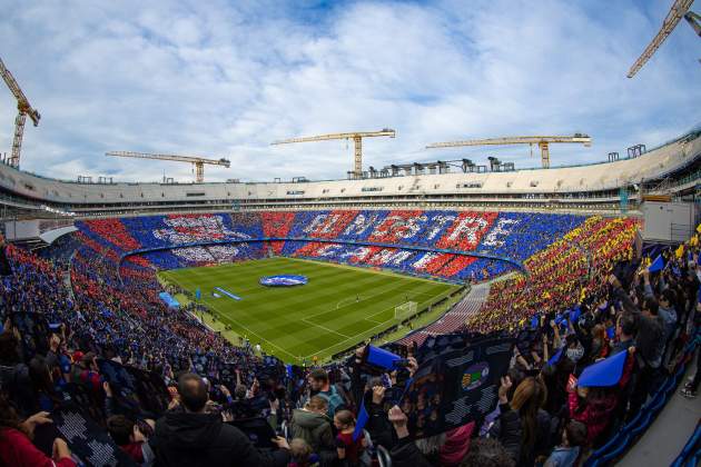 Mosaico Barça Madrid femenino / Foto: @FCBfemeni