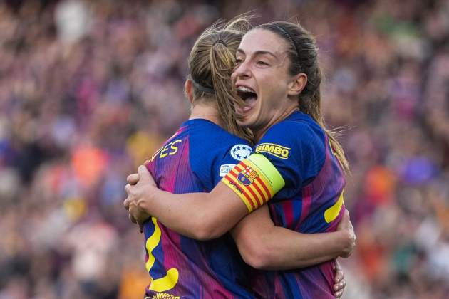 Alexia Putellas Irene Paredes Barça Madrid Champions / Foto: EFE