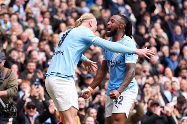 Erling Haaland Antoine Semenyo Manchester City / Foto: dpa - Mike Egerton Erling Haaland Antoine Semenyo Manchester City / Foto: dpa - Mike Egerton