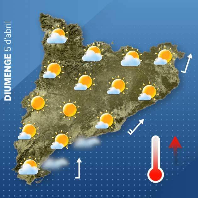 Mapa Cataluña domingo 4-4