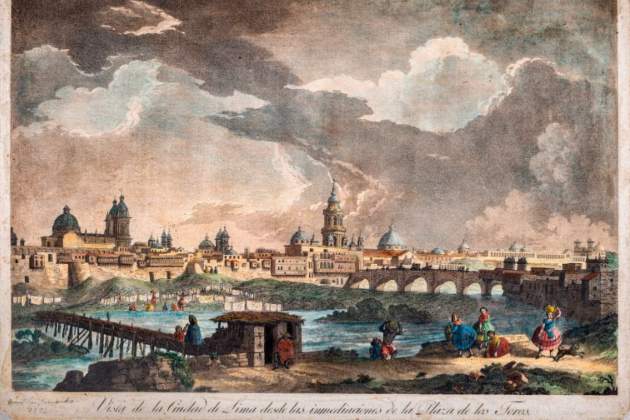 Representació de Lima (finals del segle XVIII) / Font: Biblioteca Nacional del Perú