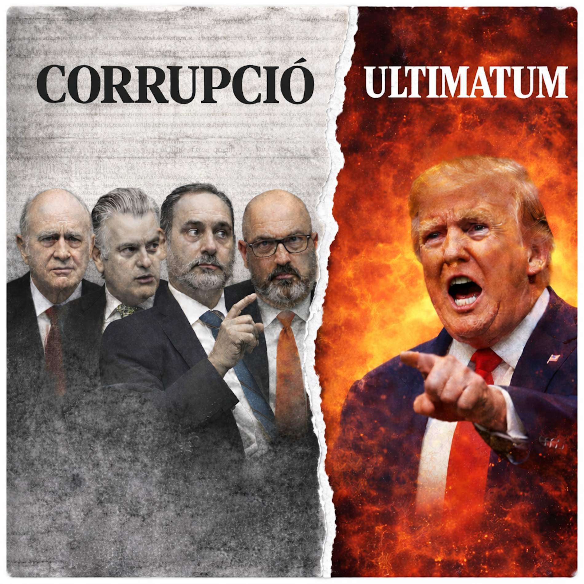 El fantasma de la corrupció del PP i el PSOE competeix amb la desbarrada de Trump a les portades