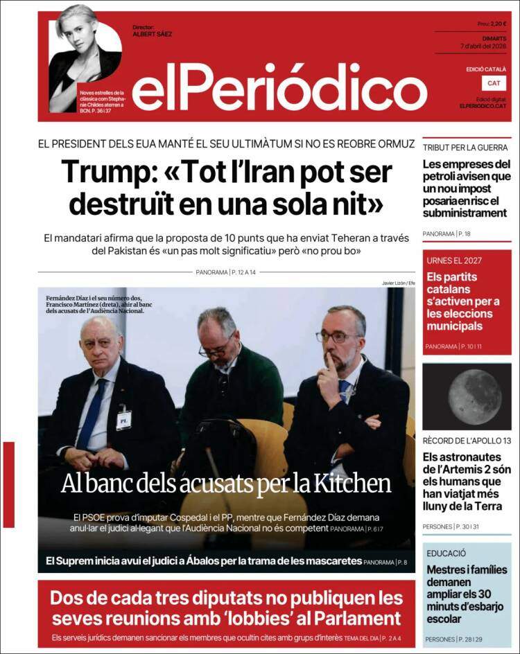 'El Periódico', 7 de abril de 2026