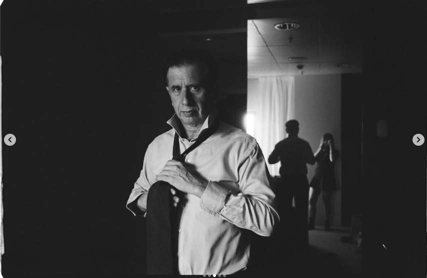 Gabino Diego fotografiado por su hija, Ig