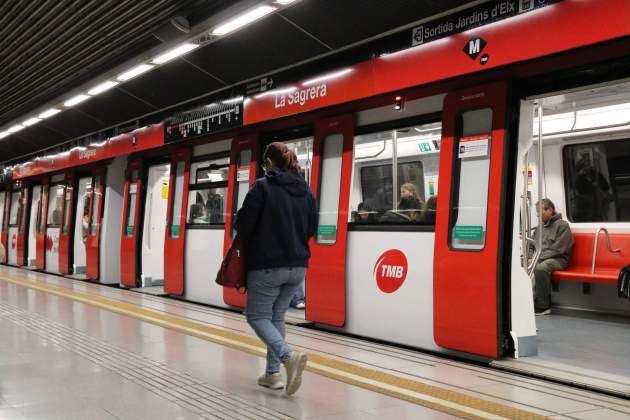 estación metro sagrera l1 acn