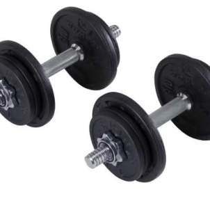 Kit de mancuernas de Decathlon