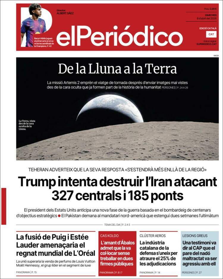 'El Periódico', 8 de abril de 2026 'El Periódico', 8 de abril de 2026