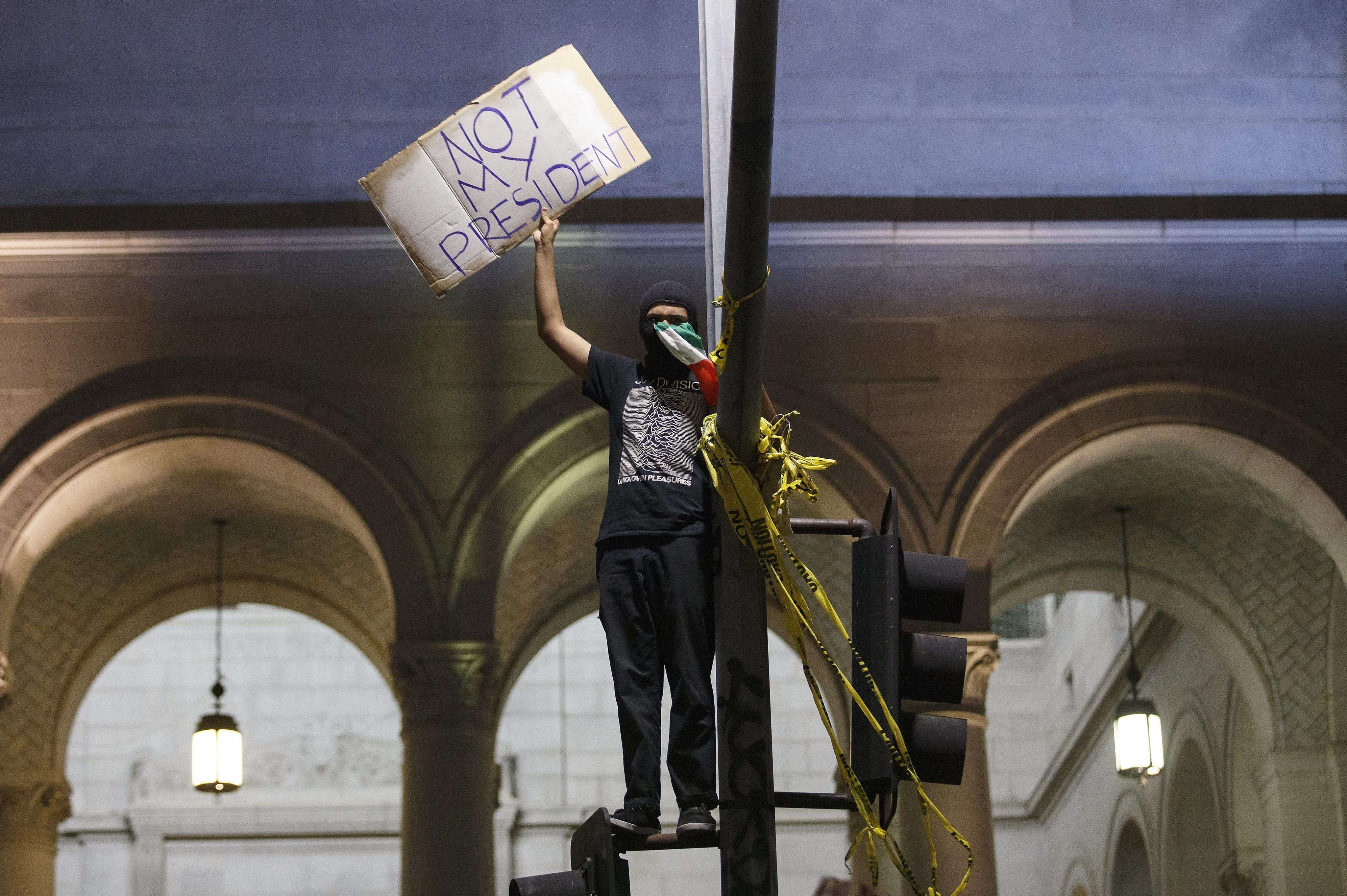 La presidencia de Trump genera protestas en EE.UU.