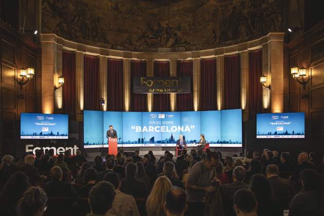 Conferència Alcalde Jaume Collboni a Foment de Treball / Foto: Carlos Baglietto