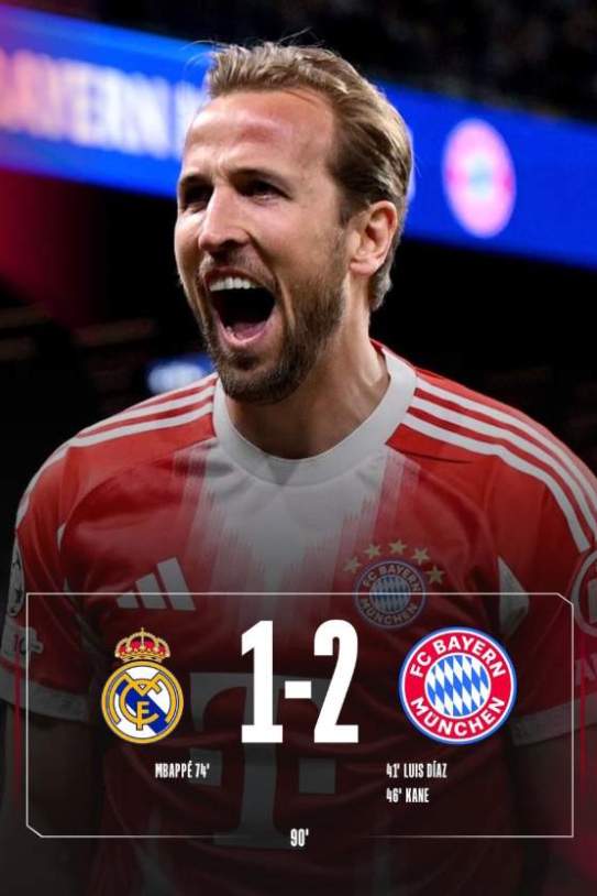 Cop de puny damunt la taula del Bayern al Bernabéu IG