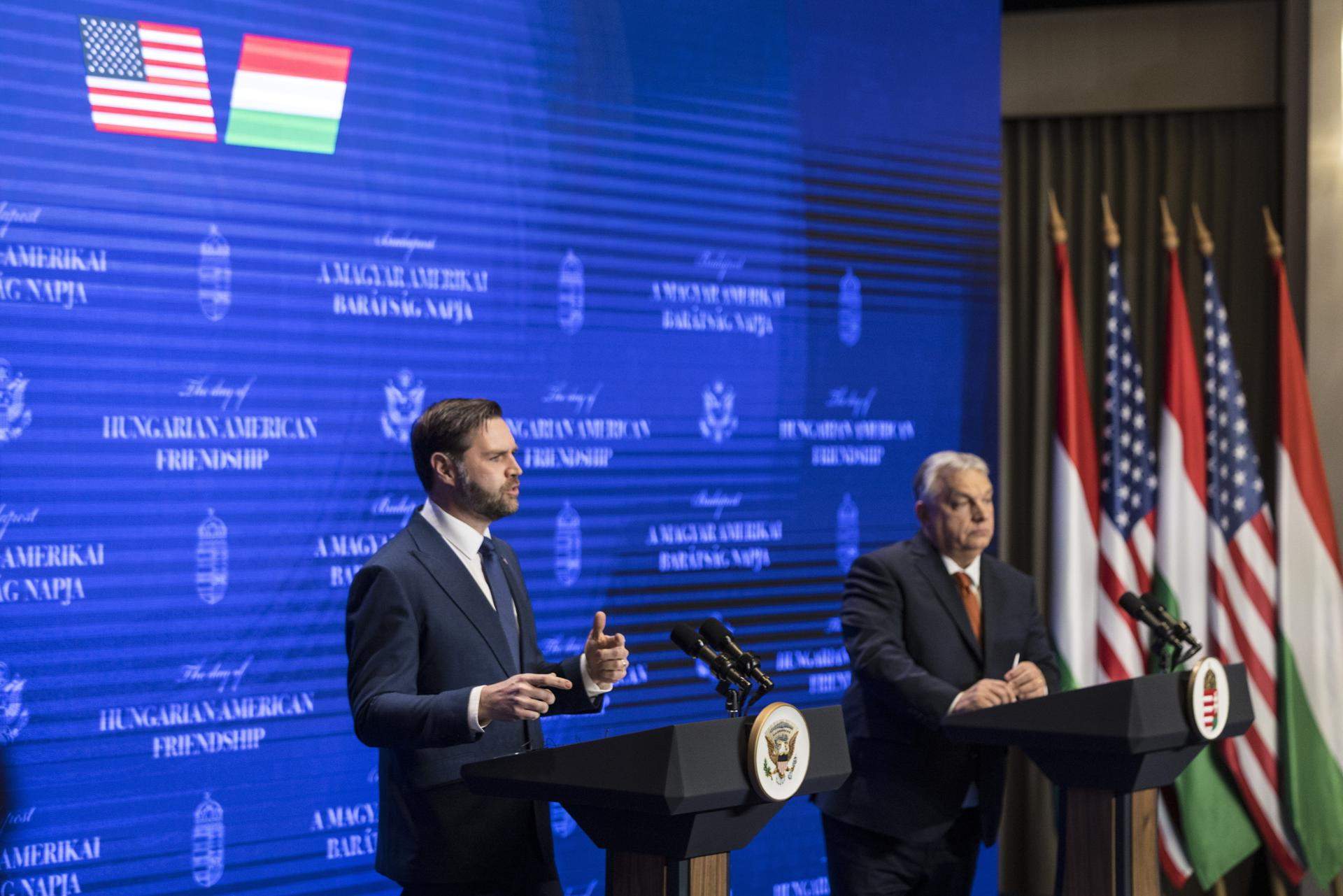 JD Vance visita Hungría y avala a Orbán mientras acusa a la UE de interferir en las elecciones
