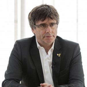Carles Puigdemont a la Casa de la Republica a Waterloo - Sergi Alcàzar