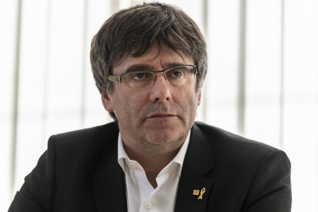 Carles Puigdemont a la Casa de la Republica a Waterloo - Sergi Alcàzar