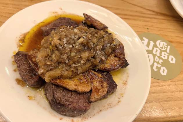 Filet amb foie de El Vaso de Oro. / Foto: Rosa Molinero Trias