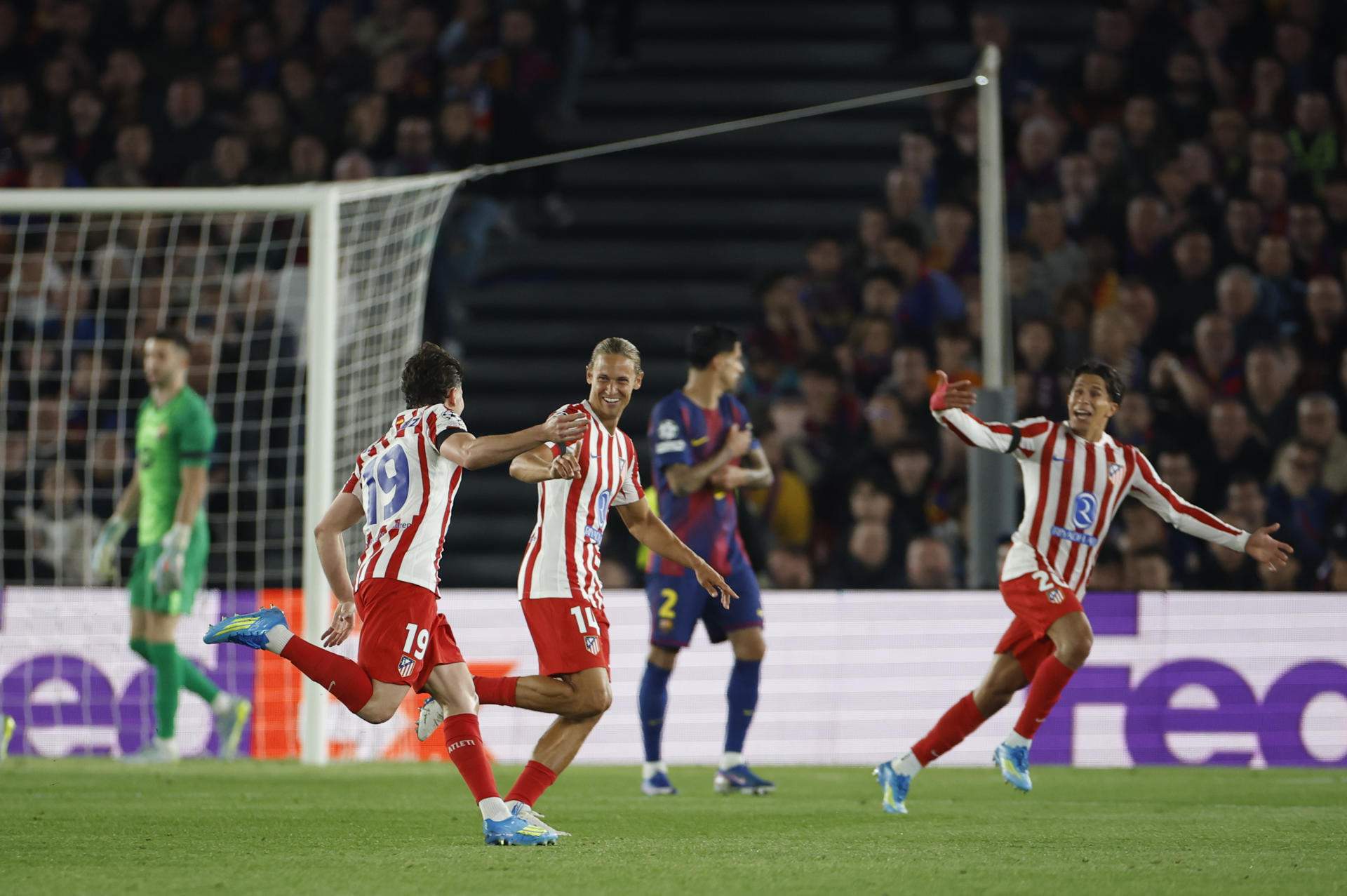 Un Barça desesperat cau contra l'Atlètic (0-2) en una nit de Champions fatídica