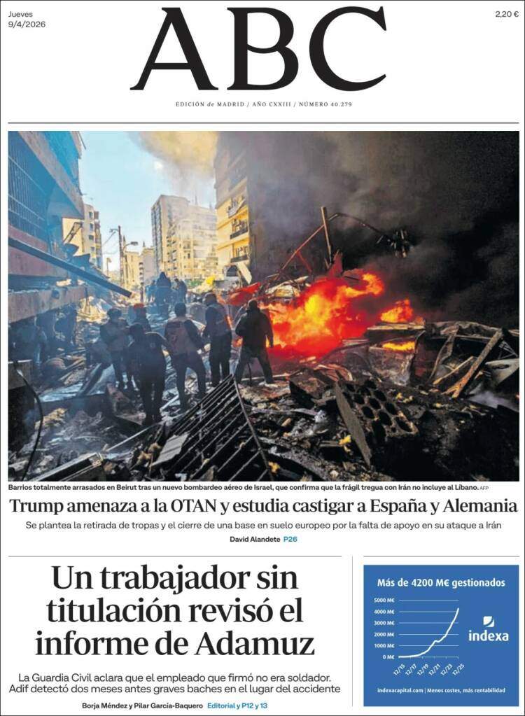 'ABC', 9 d'abril de 2026