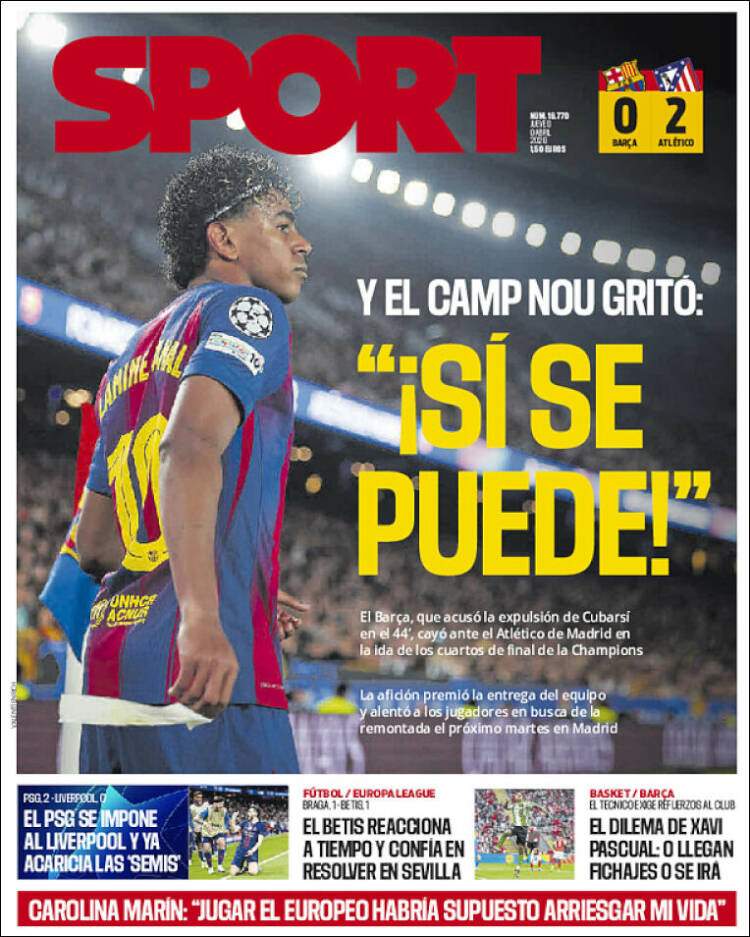 Sport portada 09 04 2026