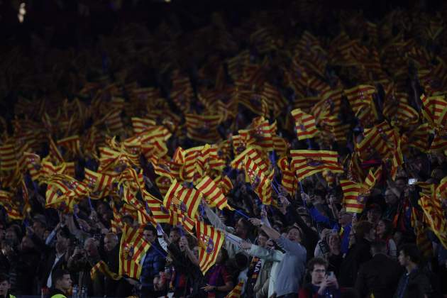 Afición Barça Camp Nou / Foto: EFE