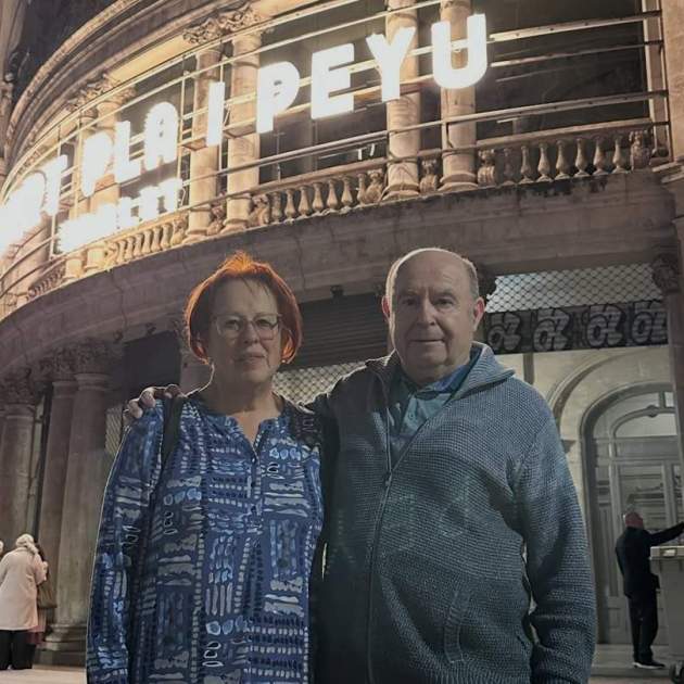 Los padres de Peyu en el Teatro Coliseum / Instagram