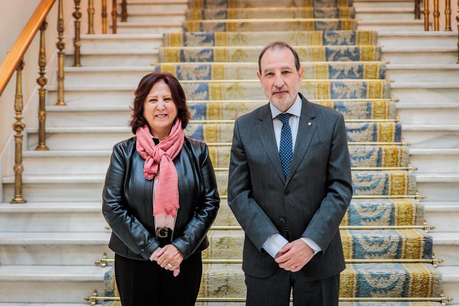 Teresa Peramato, fiscal General del Estta, y el consejero de Justicia Ramon Espadaler