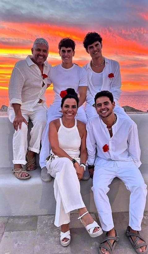 La familia de Nandu Jubany al completo / Instagram