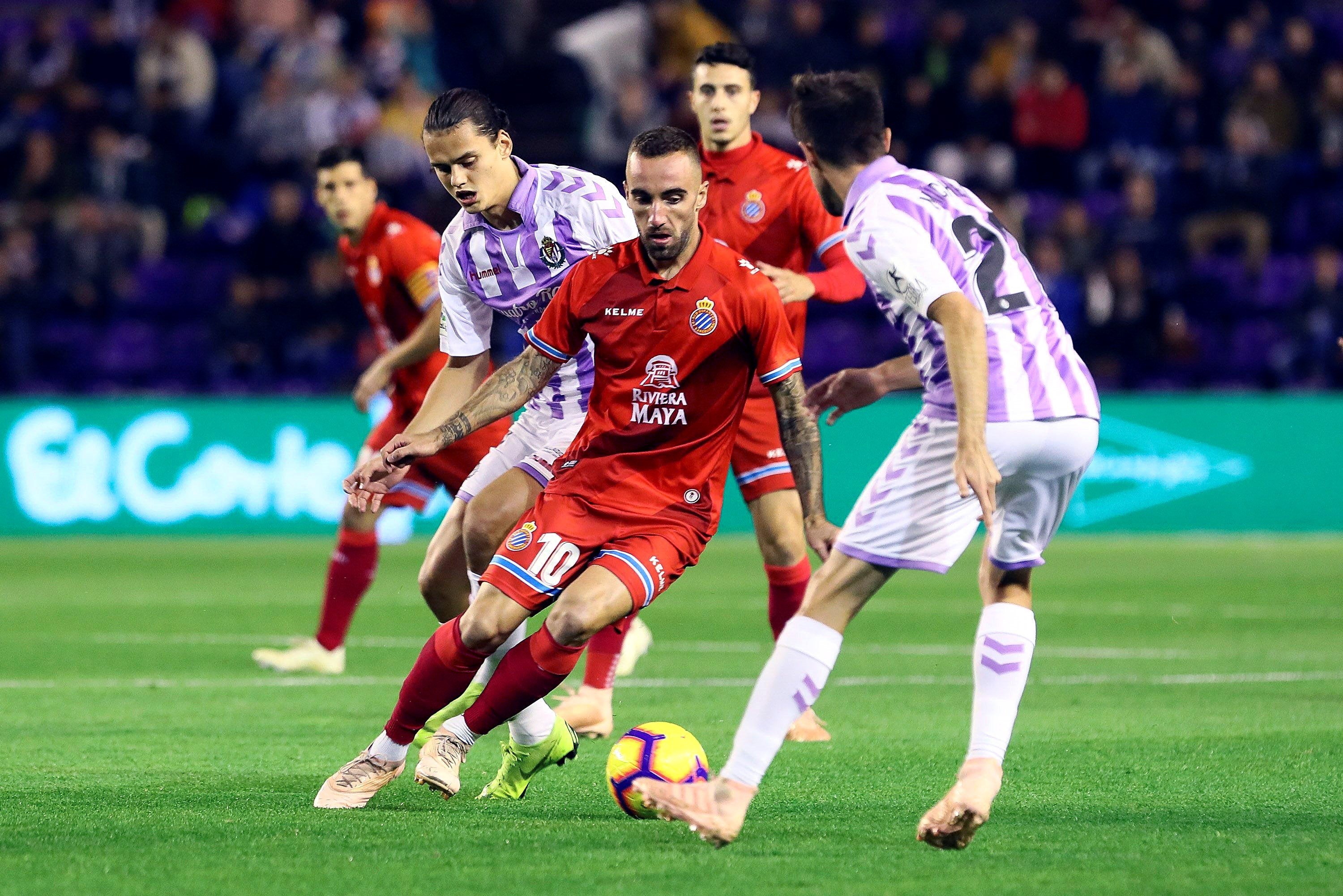 El Valladolid frustra el sueño de un Espanyol que no dormirá líder (1-1)