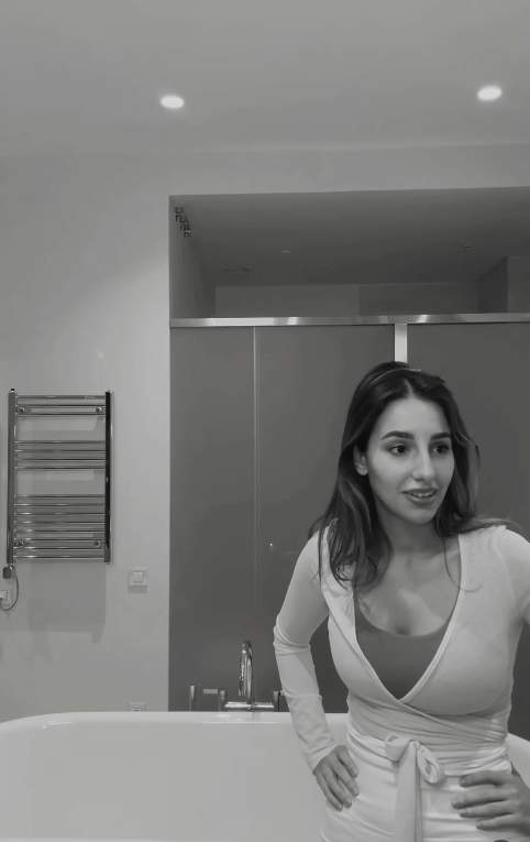 La primera reacción de Luna Serrat al test de embarazo / Instagram