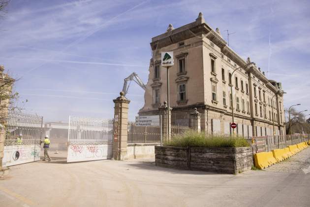 Enderrocament estació mercaderies La Sagrera / Foto: Carlos Baglietto