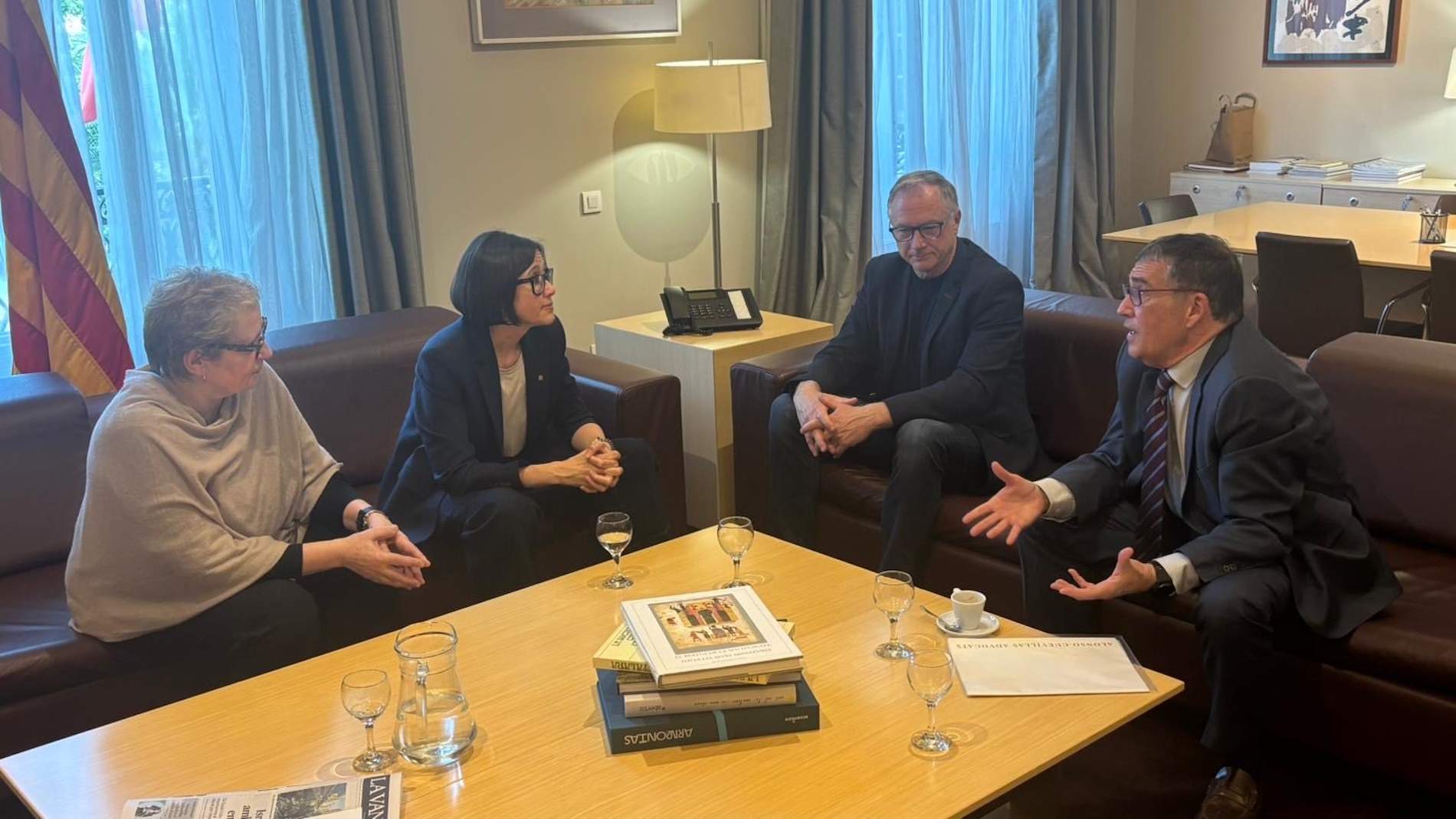 Reunió entre Parlon i Forcades / @JACS_JaumeACS