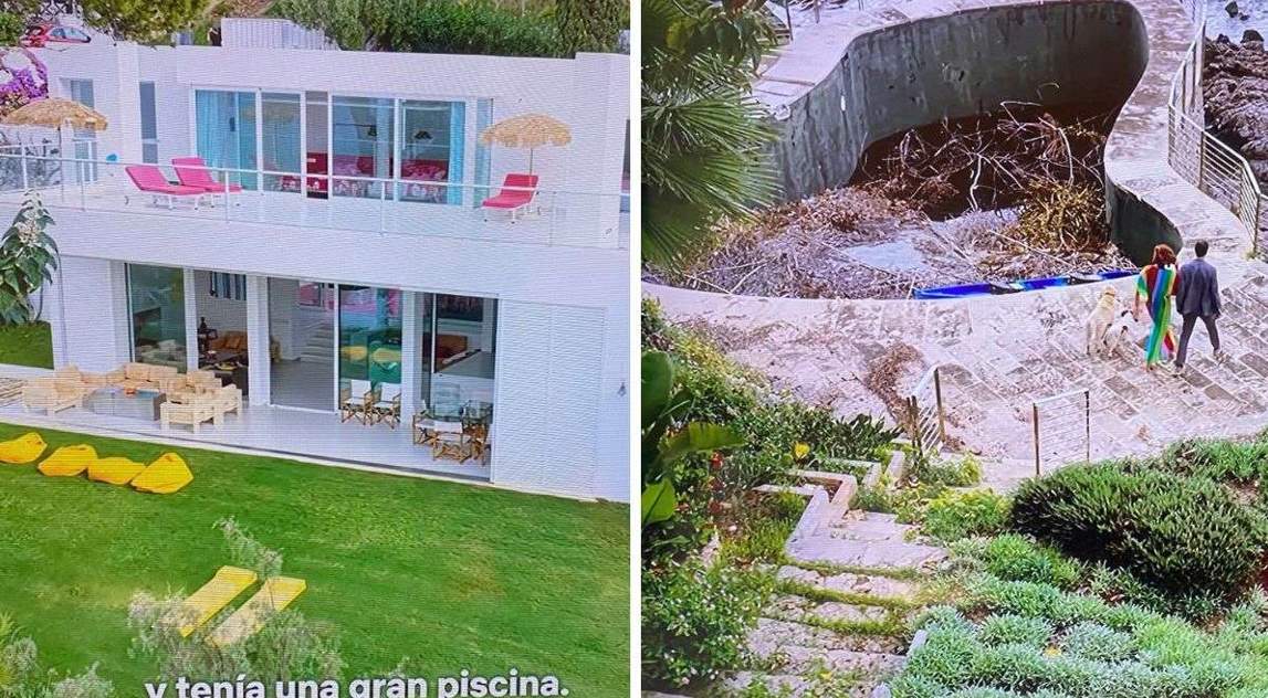 Jardín de la mansión y la piscina abandonada, Netflix Jardín de la mansión y la piscina abandonada, Netflix