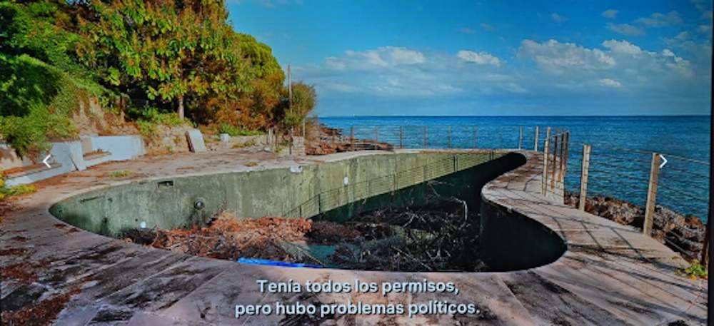 La piscina vacía y sucia, Netflix La piscina vacía y sucia, Netflix