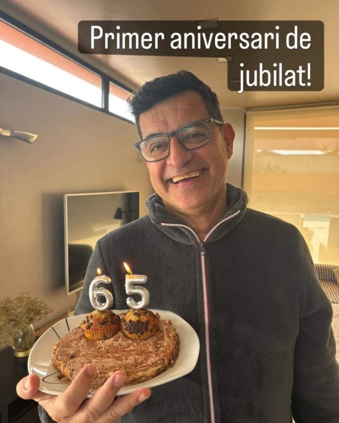 Xavier Bonastre celebrant el seu aniversari / Instagram