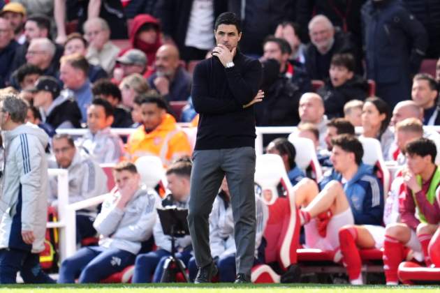 EuropaPress 7431397 11 april 2026 united kingdom london arsenal manager mikel arteta reacts EuropaPress 7431397 11 april 2026 united kingdom london arsenal manager mikel arteta reacts
