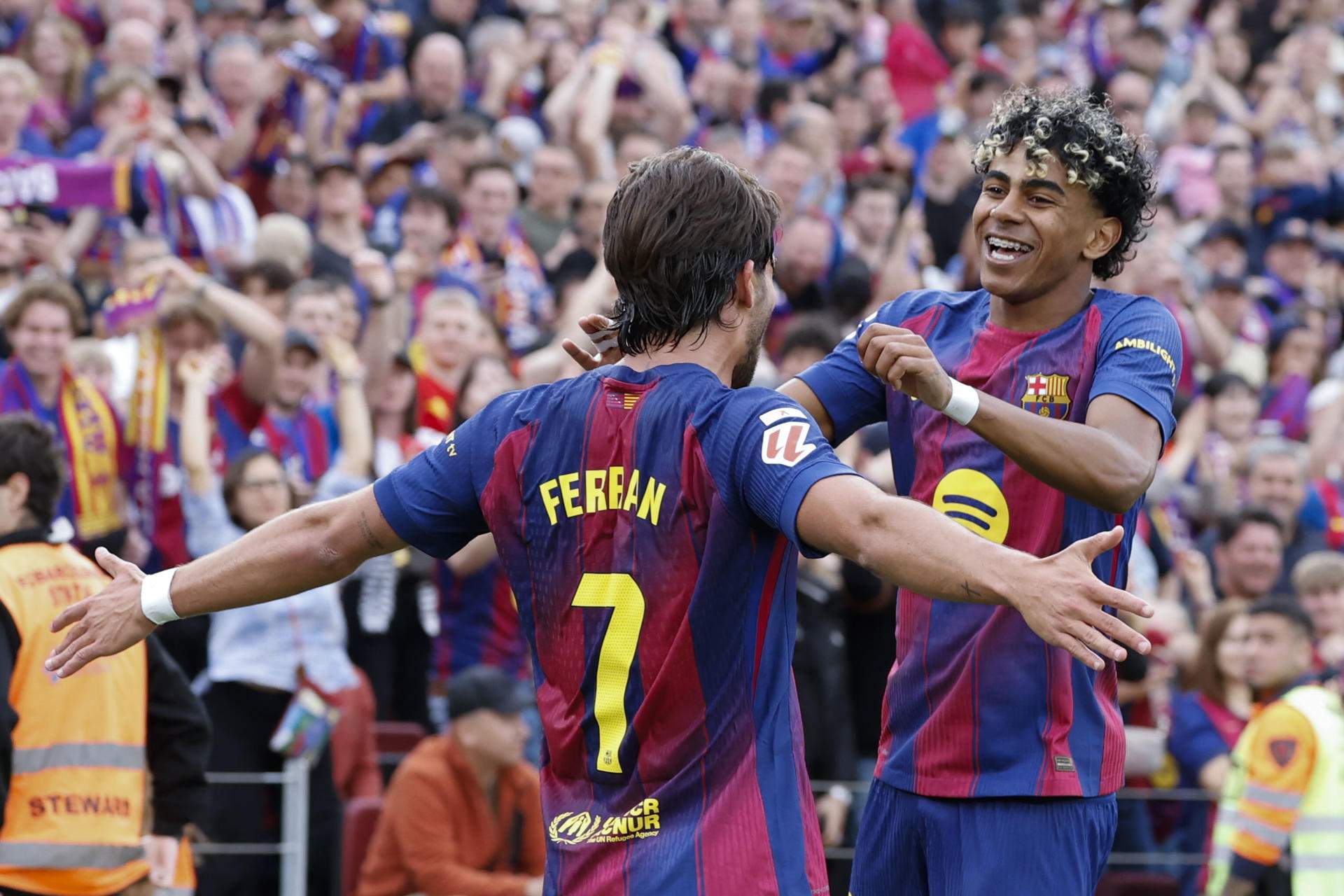 Lamine Ferran Barça Espanyol / Foto: EFE