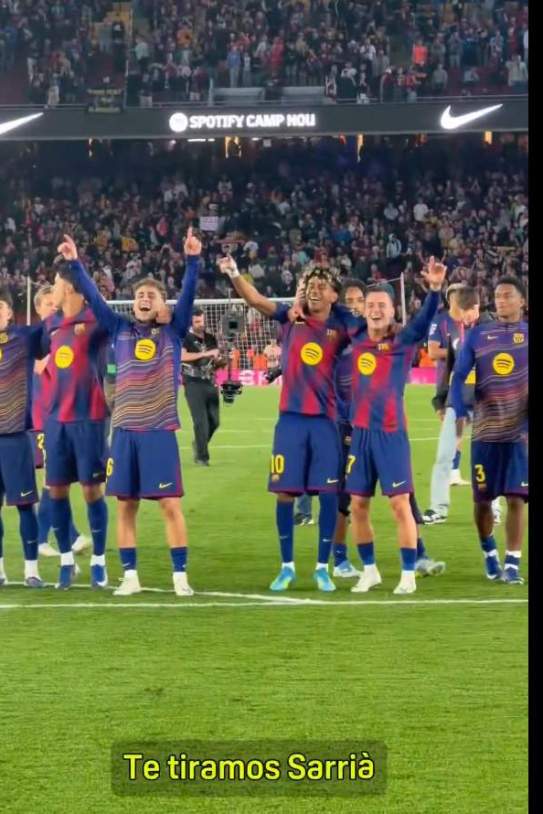 Càntics anti pericos al Camp Nou, DAZN