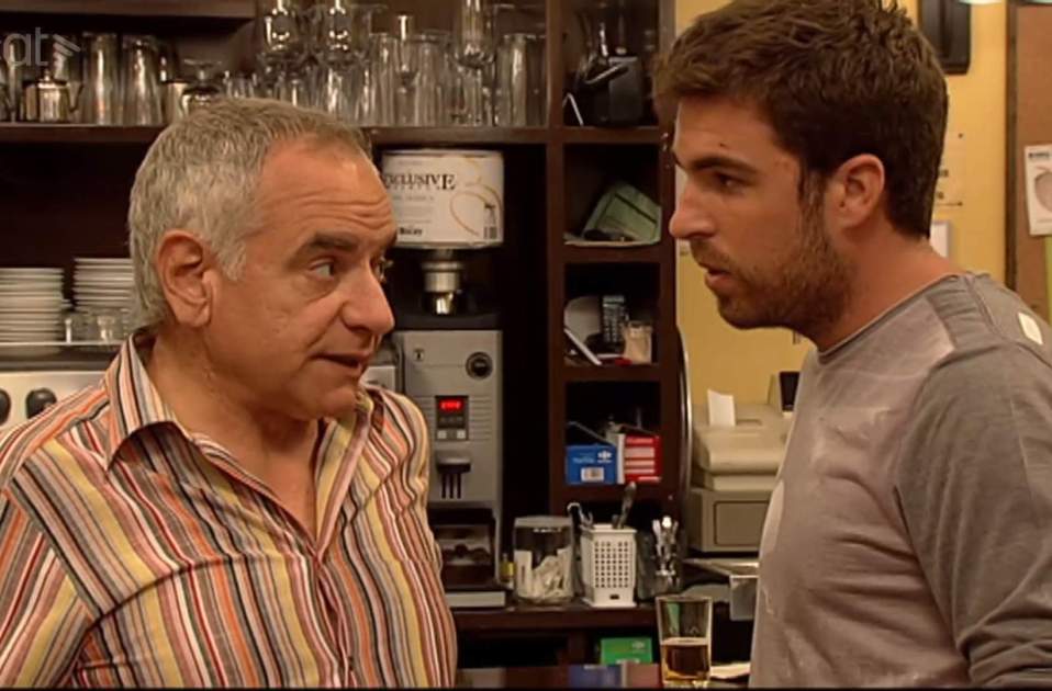 Pep Anton fent de Peris amb el nou actor que feia de fill, TV3