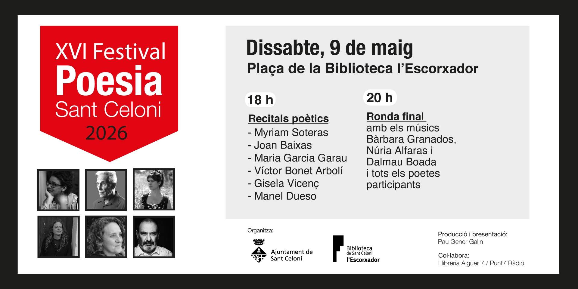 XVI Festival de Poesia de Sant Celoni