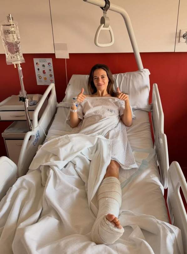 Aitana Bonmatí després de la seva operació / Instagram