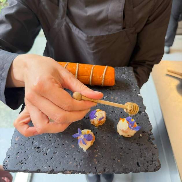 Aitana Bonmatí visita el restaurant Les Cols / Instagram