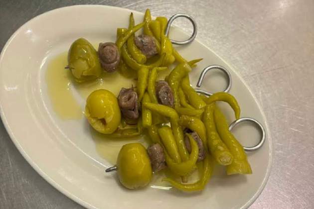 Gildas del restaurant Hermanos Vinagre. / Foto: Maps Gildas del restaurant Hermanos Vinagre. / Foto: Maps