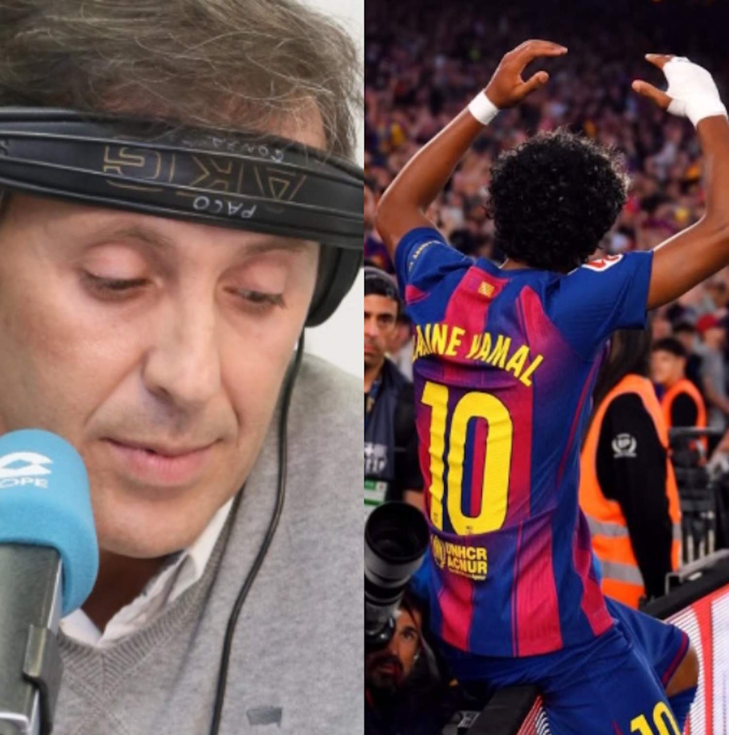 Paco González surt escaldat després de criticar Lamine Yamal a la COPE: respostes brutals
