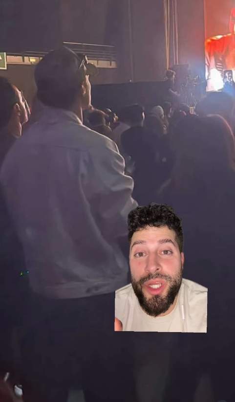 Noah Luis Brown al concert de Bad Gyal / Instagram 