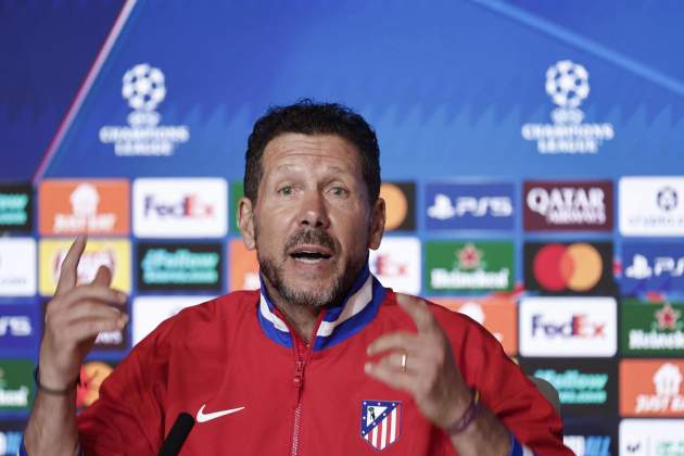 Diego Pablo Simeone roda de premsa Atlético de Madrid / Foto: EFE