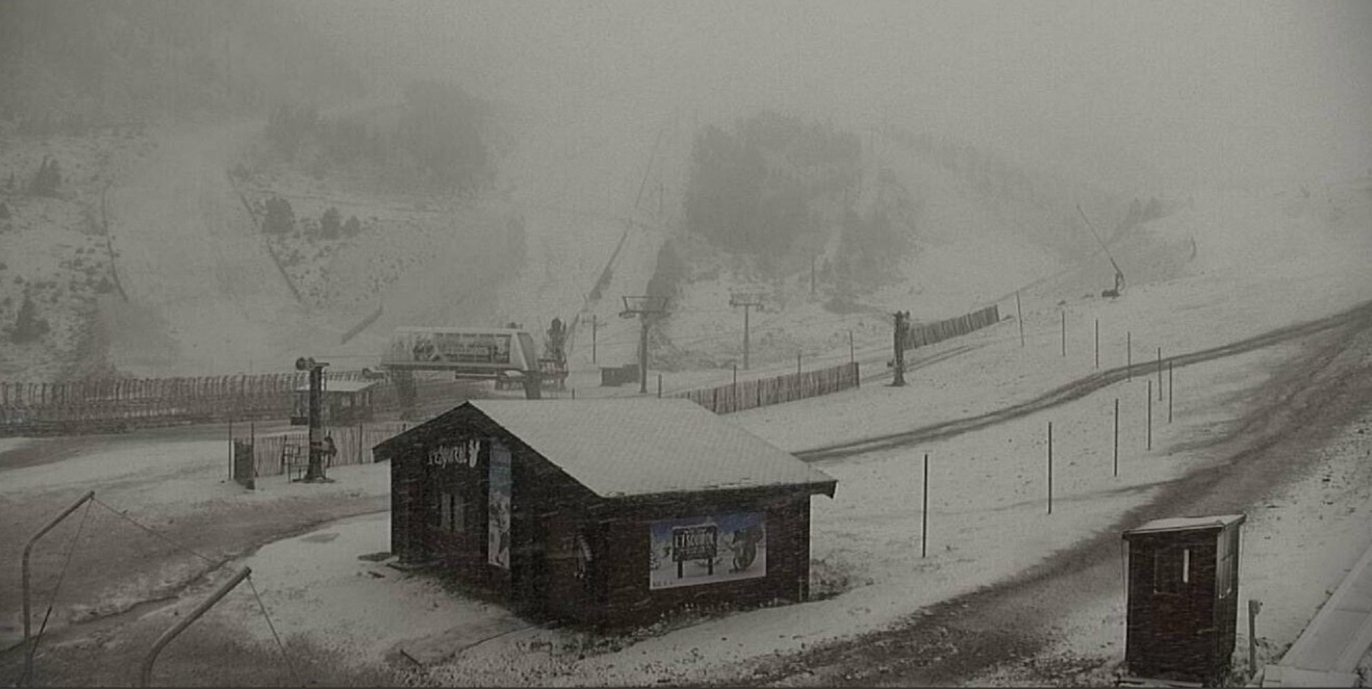 Primera nevada en el Pirineo y Prepirineo